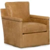 Brooklyn Leather Swivel Chair (+45 leathers)