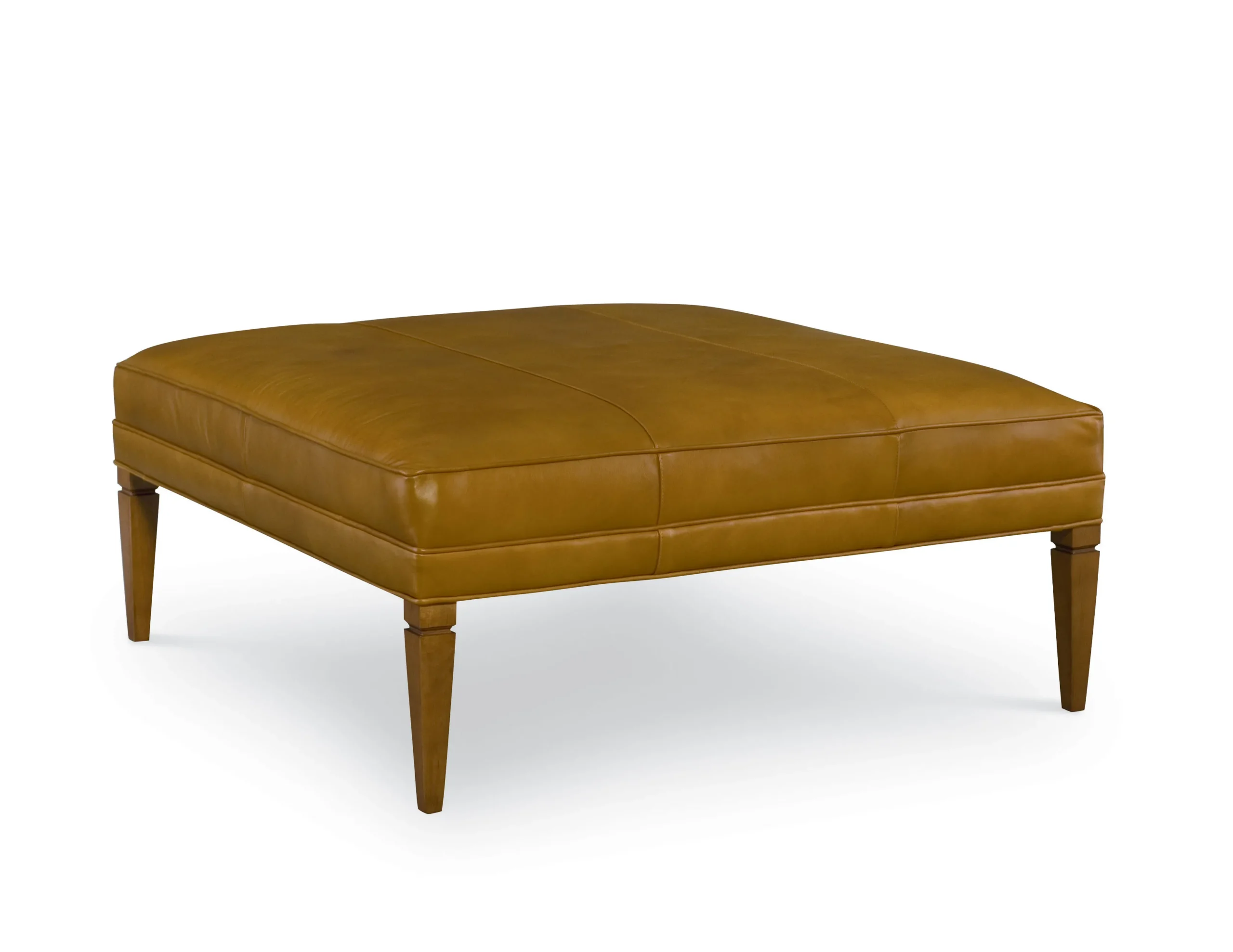 Terrance 42" Leather Square Cocktail Ottoman (+45 leathers) 1 Terrance 42" Leather Square Cocktail Ottoman (+45 leathers)