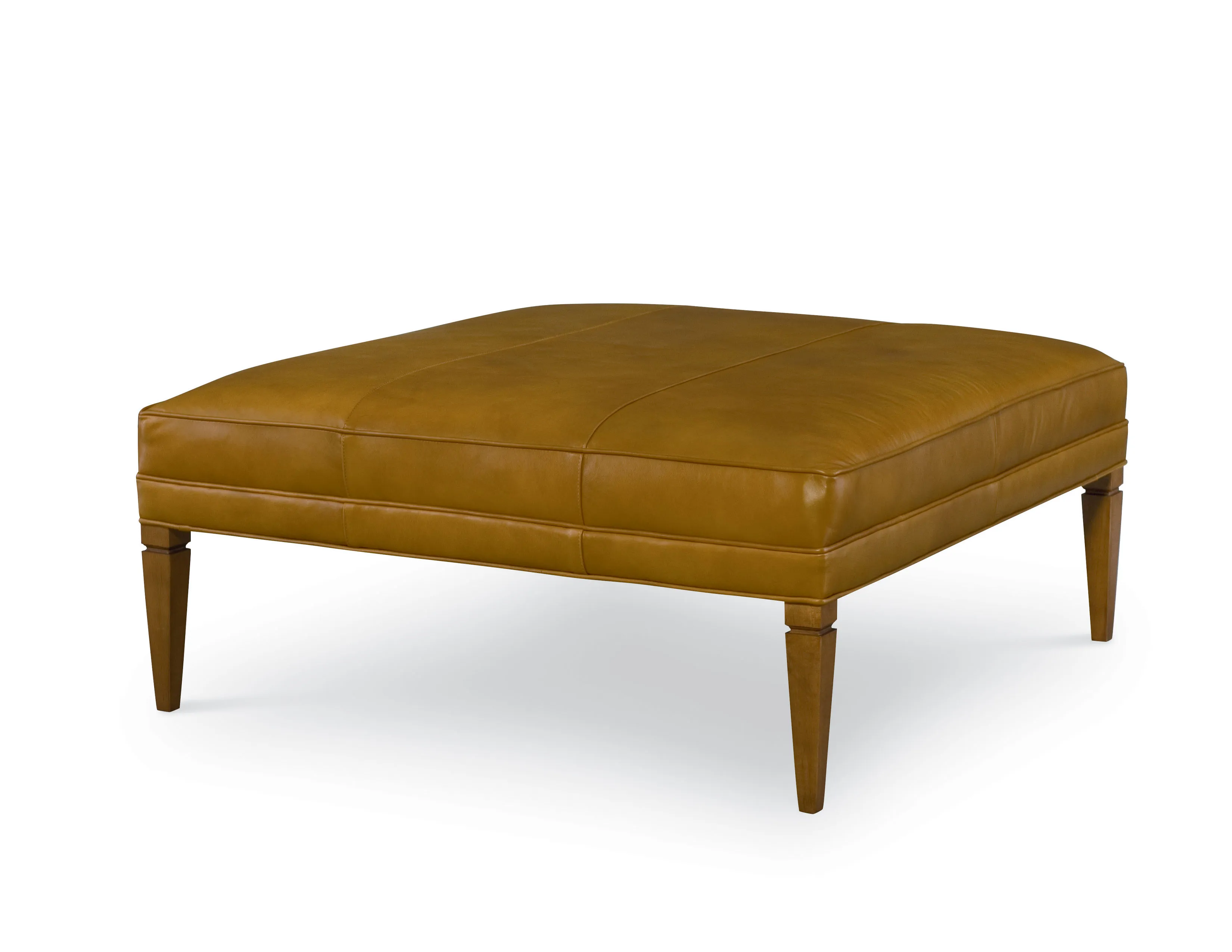 Terrance 42" Leather Square Cocktail Ottoman (+45 leathers) 2 Terrance 42" Leather Square Cocktail Ottoman (+45 leathers)