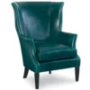 Daly Leather Wing Chair (+45 leathers) 16 Daly Leather Wing Chair (+45 leathers)