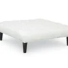 Nina Square or Rectangular Leather Cocktail Ottoman (+45 leathers)
