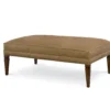 Terrance 30" x 47" Leather Rectangular Cocktail Ottoman (+45 leathers)