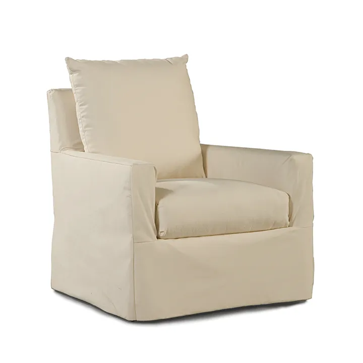 Elena Slipcover Swivel Chair (Made to order) 11 Elena Slipcover Swivel Chair (Made to order)