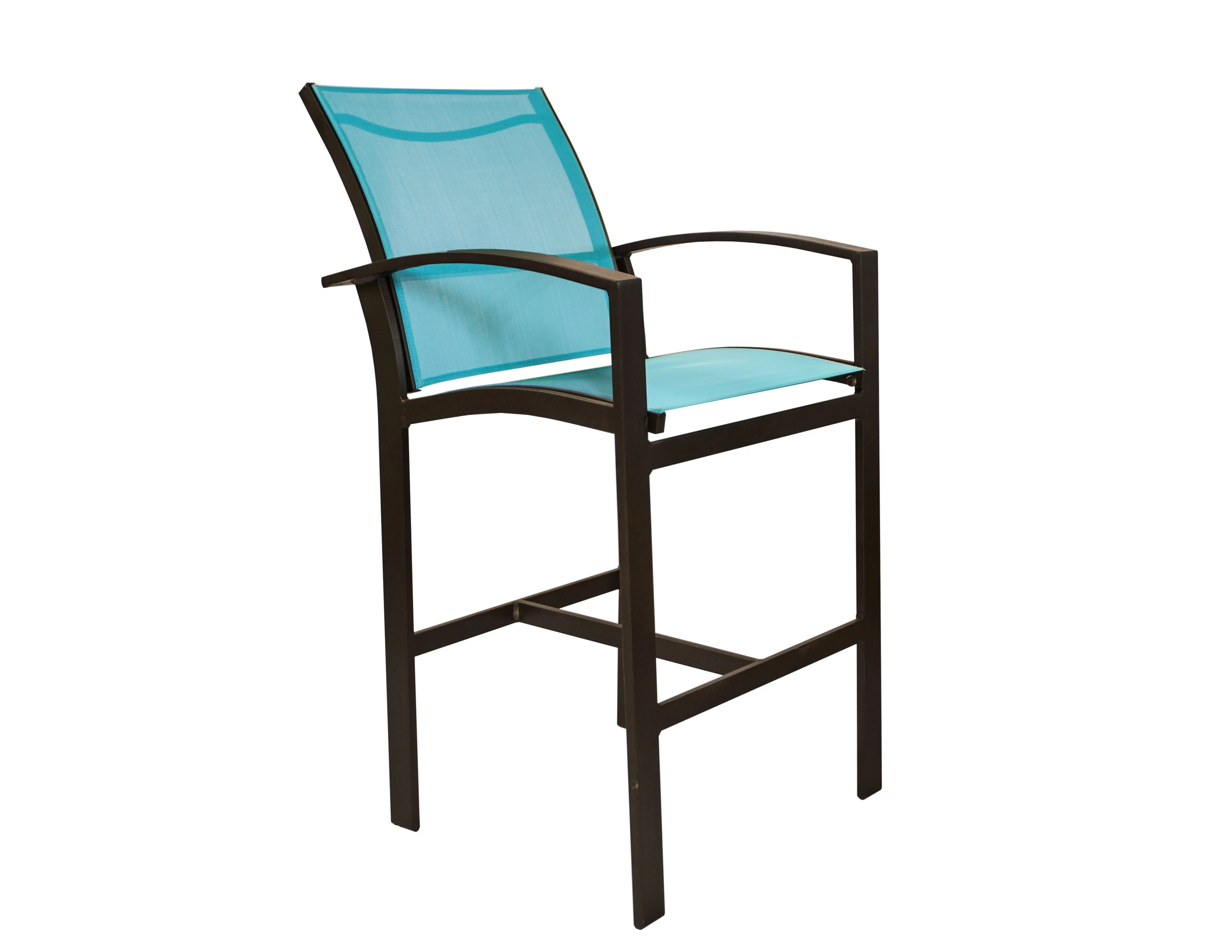 Capstone Sling Bar Stool (41" and 49" Height) - 24 fabrics - 8 metal finishes 1 Capstone Sling Bar Stool (41" and 49" Height) - 24 fabrics - 8 metal finishes