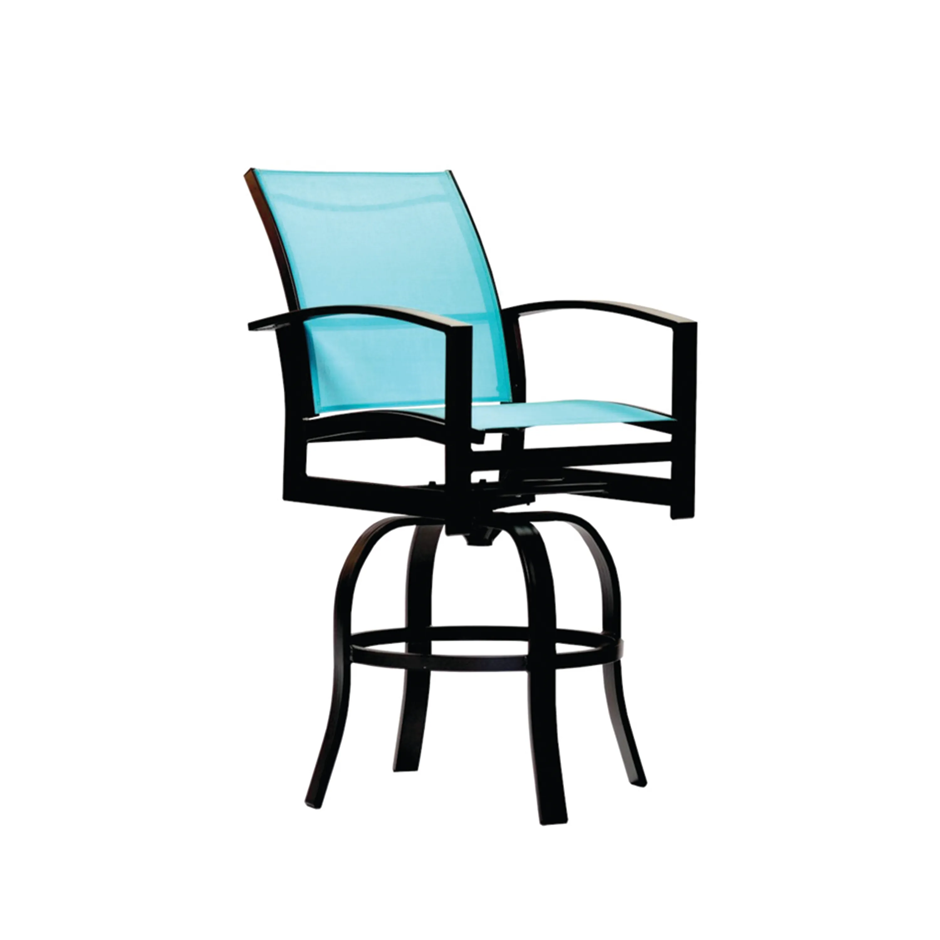 Capstone Sling Swivel Bar Stool (41" and 49") 24 fabrics - 8 metal finishes 6 Capstone Sling Swivel Bar Stool (41" and 49") 24 fabrics - 8 metal finishes