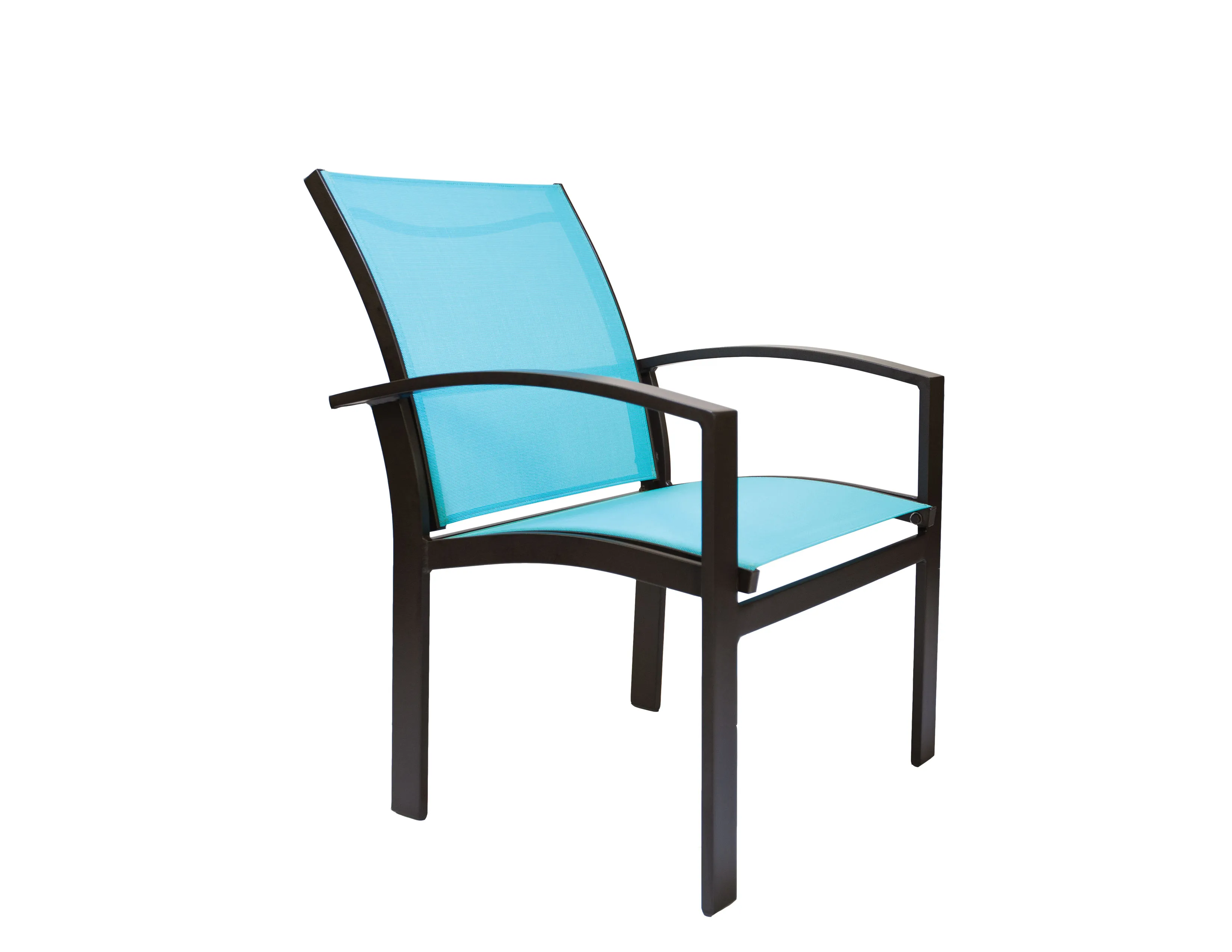 Capstone Sling Dining Arm Chair (24 fabrics - 8 metal finishes) 1 Capstone Sling Dining Arm Chair (24 fabrics - 8 metal finishes)