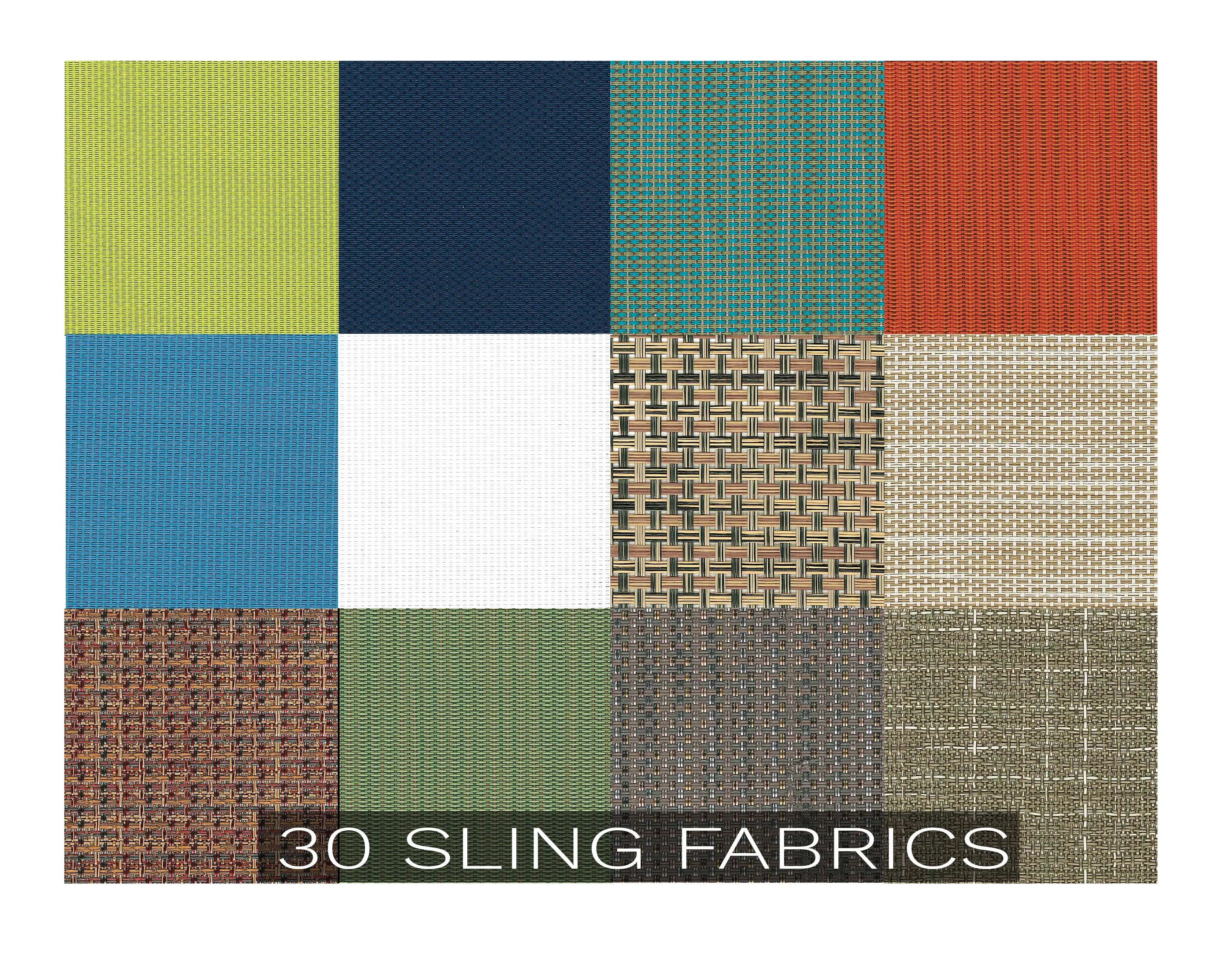 Dune Sling Chaise Lounge (Stackable) 24 fabrics - 8 metal finishes 5 Dune Sling Chaise Lounge (Stackable) 24 fabrics - 8 metal finishes