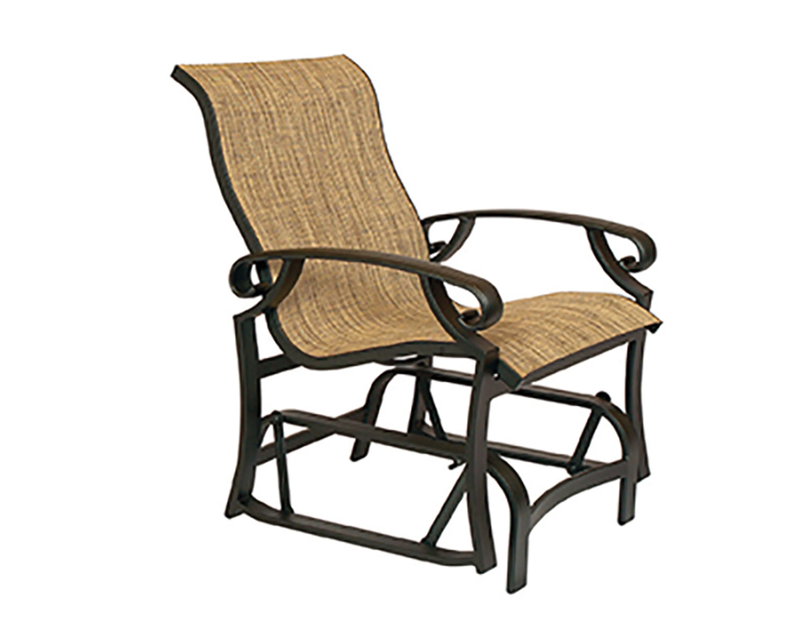 Monterey Sling Outdoor Swivel Rocker Lounge Chair (24 fabrics - 8 metal finishes) 2 Monterey Sling Outdoor Swivel Rocker Lounge Chair (24 fabrics - 8 metal finishes)