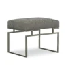 Paul 20" x 25" Metal Ottoman (+75 fabrics) 5 Paul 20" x 25" Metal Ottoman (+75 fabrics)