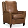 Rylea Leather Push Back Recliner (Brown) In stock 5 Rylea Leather Push Back Recliner (Brown) In stock