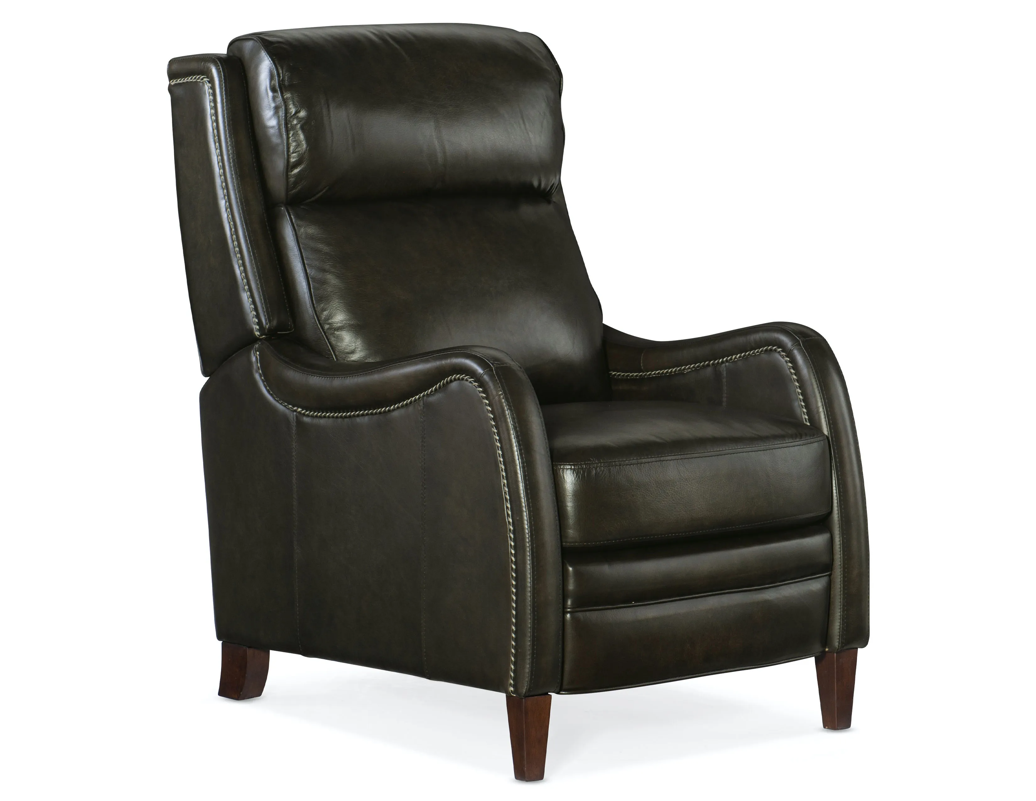 Stark Leather Push Back Recliner (Black) In stock 1 Stark Leather Push Back Recliner (Black) In stock