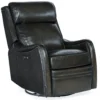 Stark Leather Swivel Glider Power Recliner (Black) In stock 12 Stark Leather Swivel Glider Power Recliner (Black) In stock