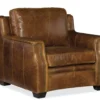 Yates Leather Stationary Chair (In stock)