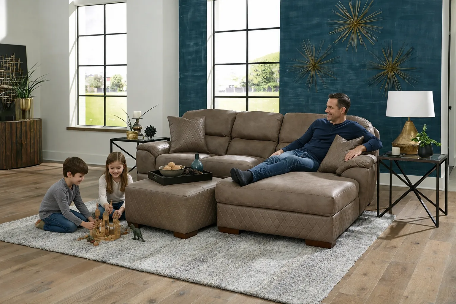 Royce 4043 Modular Sectional (Includes pillows) 16 Royce 4043 Modular Sectional (Includes pillows)