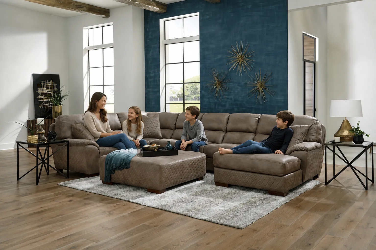 Royce 4043 Modular Sectional (Includes pillows) 3 Royce 4043 Modular Sectional (Includes pillows)
