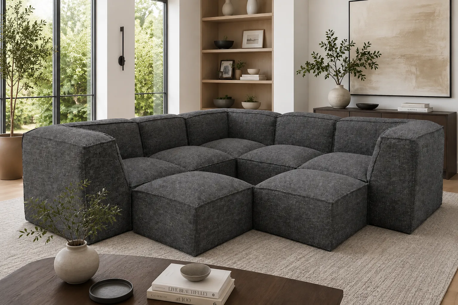 Freestyle 895 Modular Sectional (Three Simple Pieces. Nearly Endless Possibilities) 2 Freestyle 895 Modular Sectional (Three Simple Pieces. Nearly Endless Possibilities)