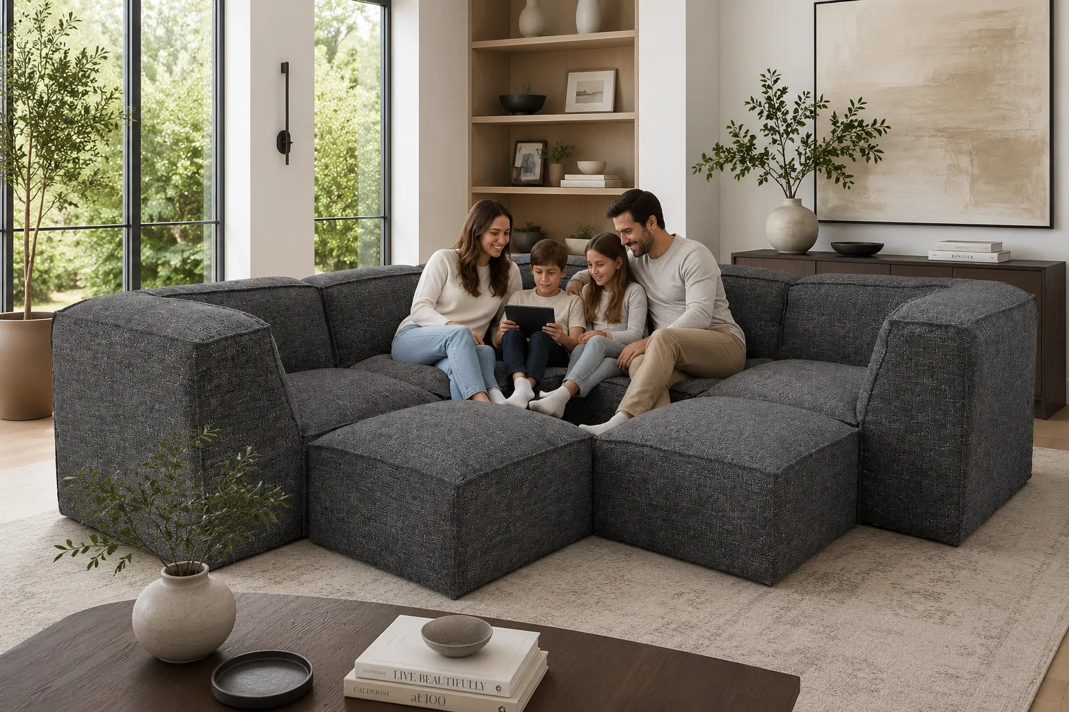Freestyle 895 Modular Sectional (Three Simple Pieces. Nearly Endless Possibilities) 3 Freestyle 895 Modular Sectional (Three Simple Pieces. Nearly Endless Possibilities)