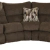 Elliot Two Piece Lay Flat Reclining Sectional (2 colors) 102" x 89"