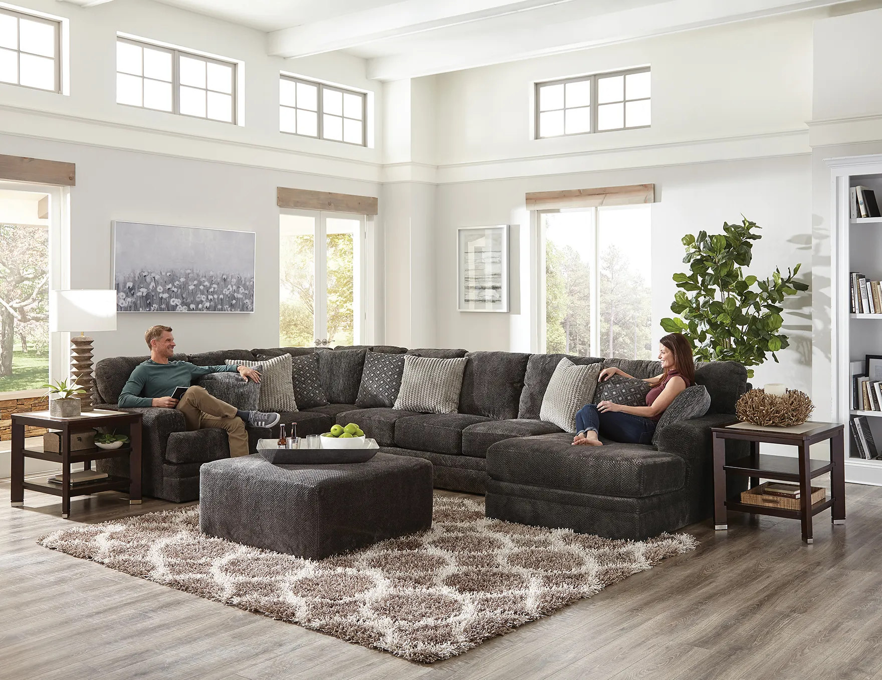 Mammoth Sectional (15 Pieces Available) 2 colors - includes all pillows 4 Mammoth Sectional (15 Pieces Available) 2 colors - includes all pillows