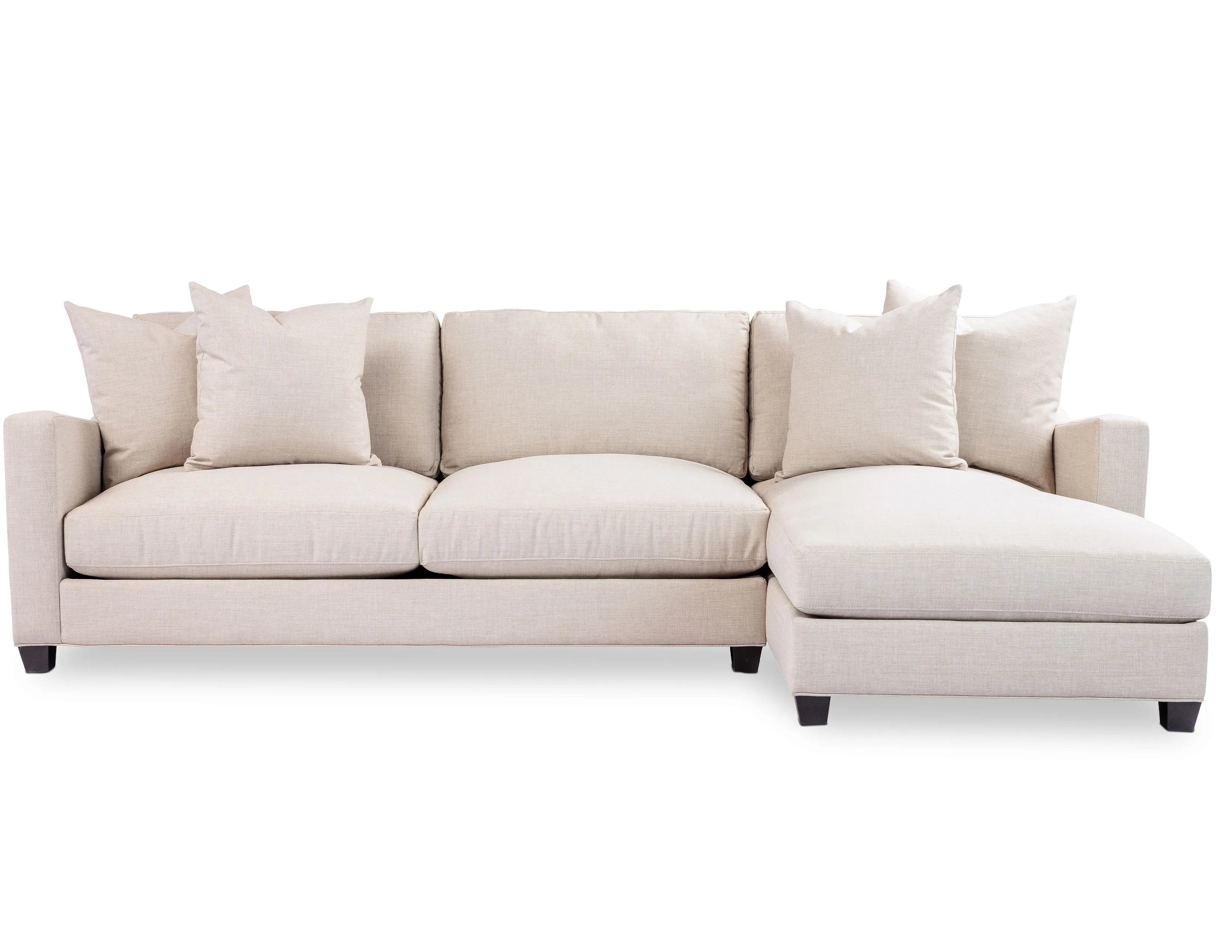 Warner Stationary Sectional (100+ fabrics) Down Cushions 4 Warner Stationary Sectional (100+ fabrics) Down Cushions