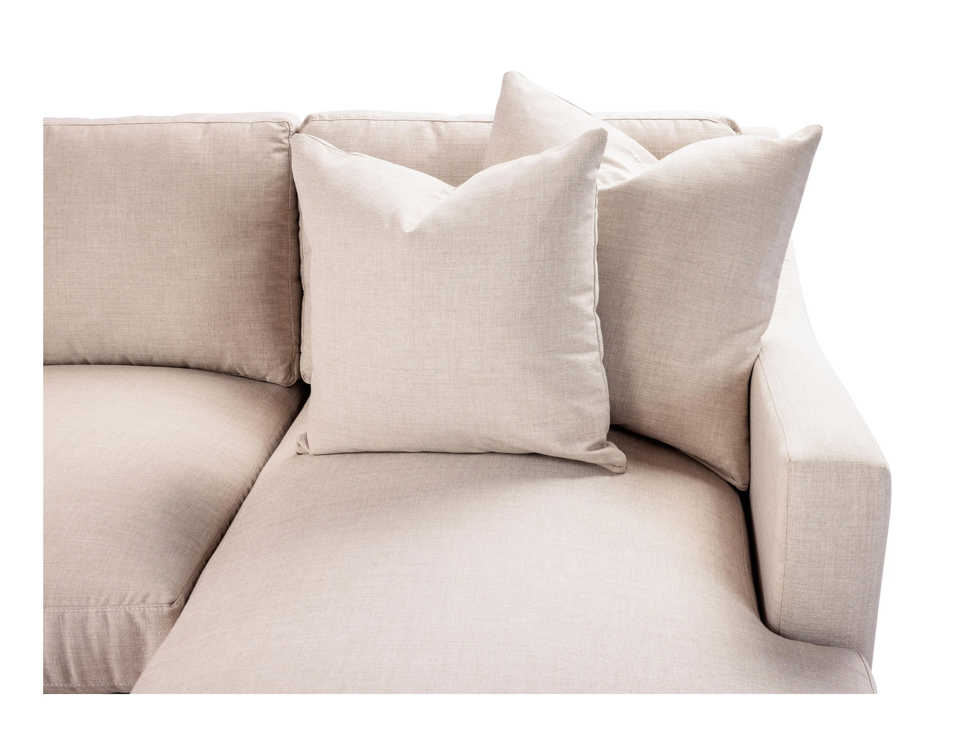Warner Stationary Sectional (100+ fabrics) Down Cushions 6 Warner Stationary Sectional (100+ fabrics) Down Cushions