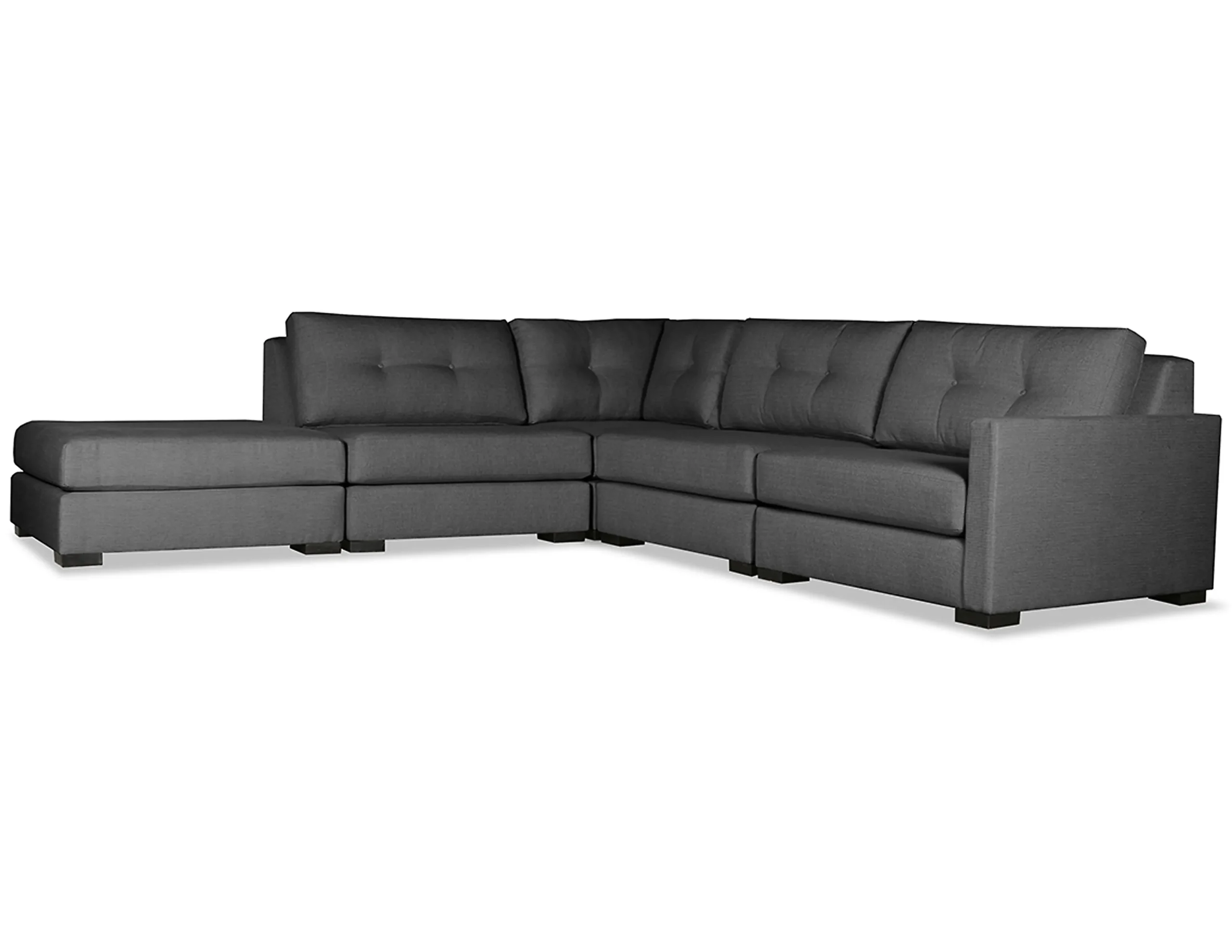 Chester Buttoned 5 Pieces Modular Sectional (3 Colors Available) 1 Chester Buttoned 5 Pieces Modular Sectional (3 Colors Available)