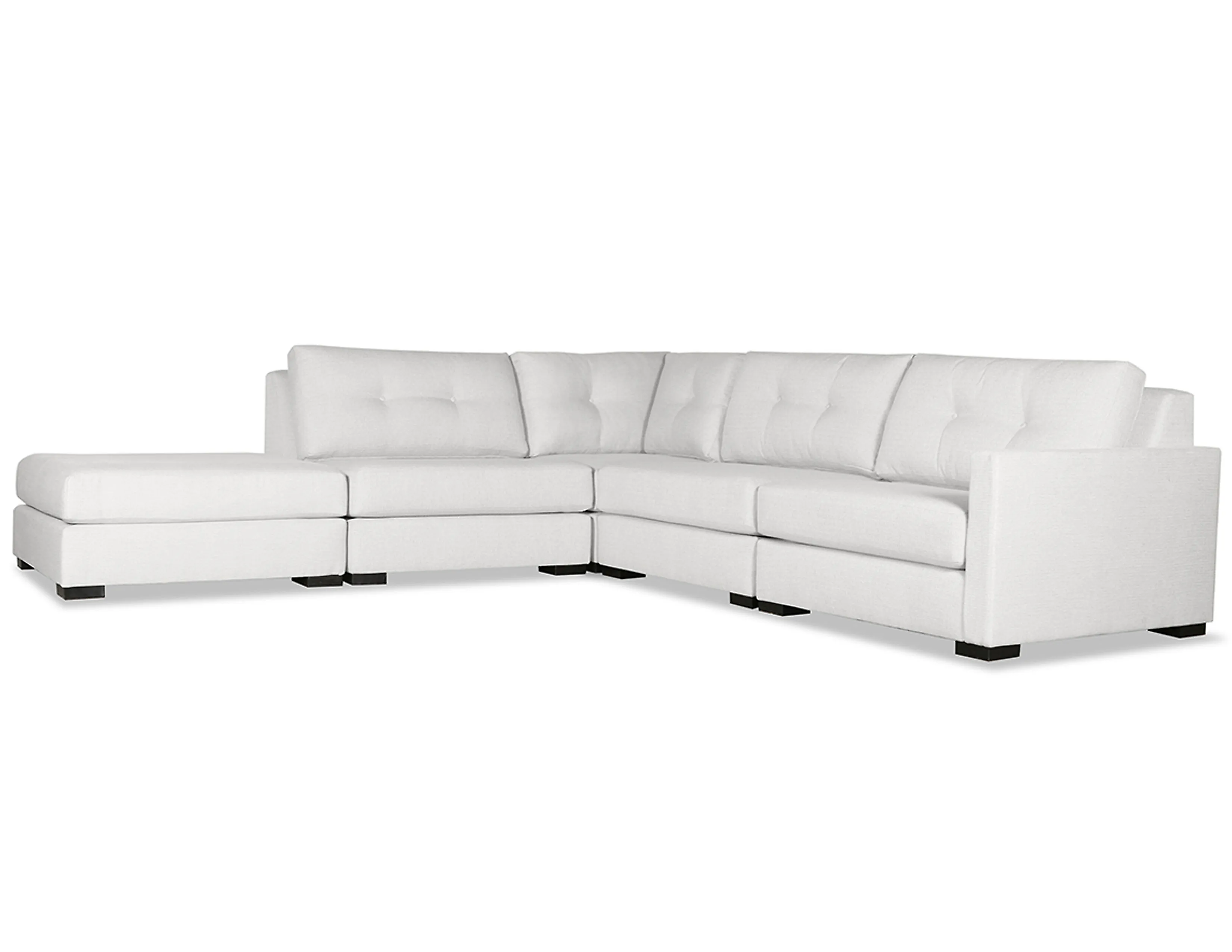 Chester Buttoned 5 Pieces Modular Sectional (3 Colors Available) 3 Chester Buttoned 5 Pieces Modular Sectional (3 Colors Available)