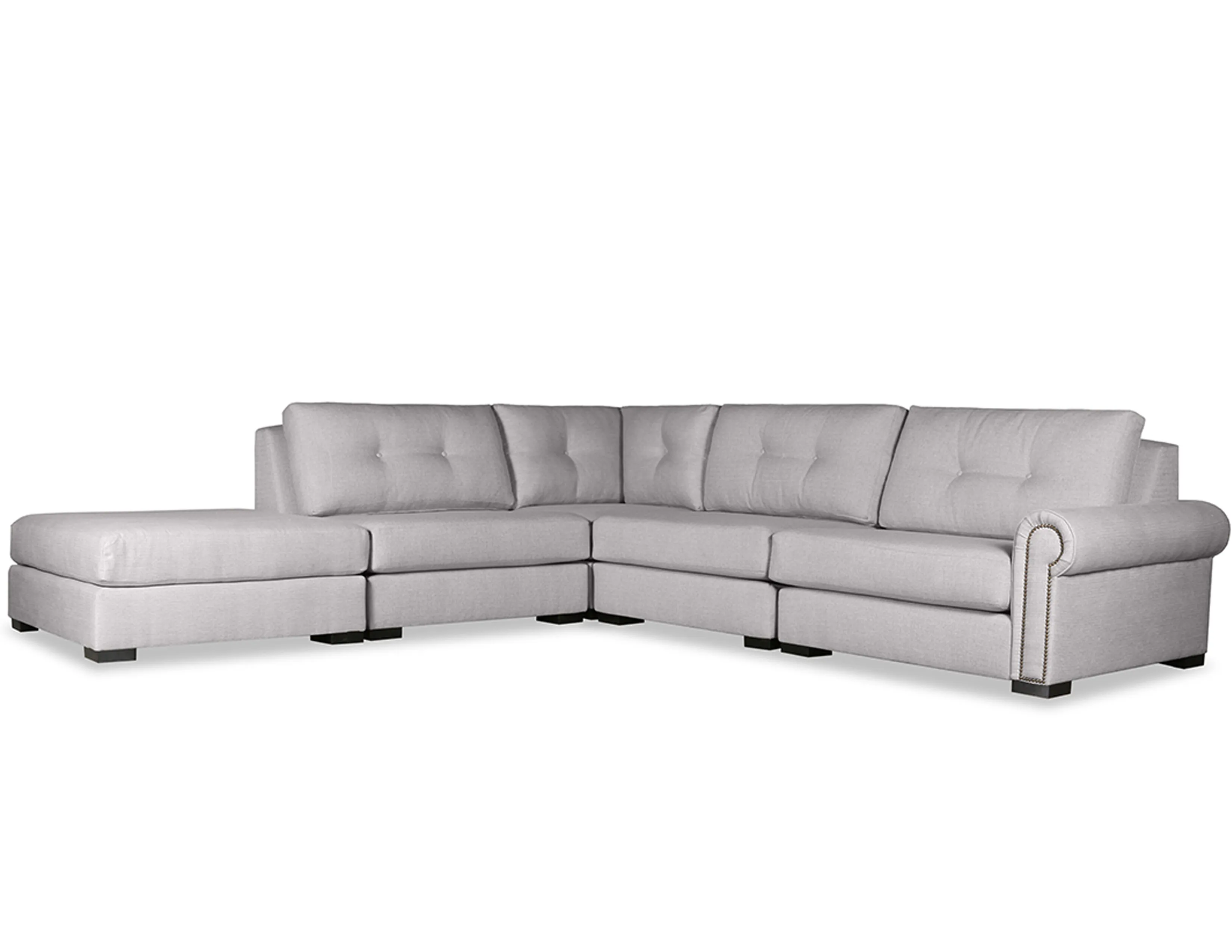 Sylviane Buttoned 5 Pieces Modular Sectional (Choice of Colors) 2 Sylviane Buttoned 5 Pieces Modular Sectional (Choice of Colors)