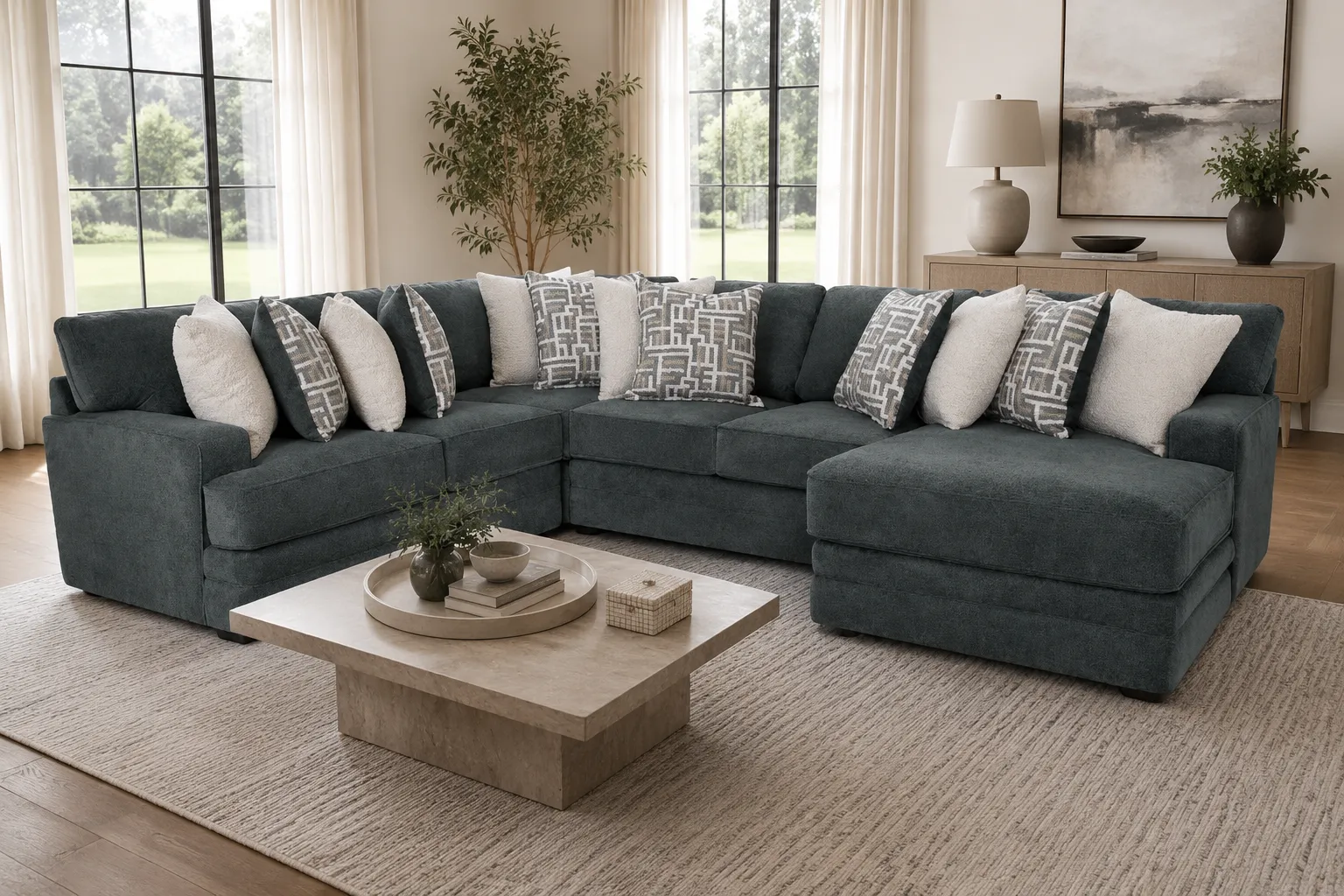 Briggs 934 Modular Sectional (Relaxed Contemporary Style. Plush Comfort) 2 Briggs 934 Modular Sectional (Relaxed Contemporary Style. Plush Comfort)