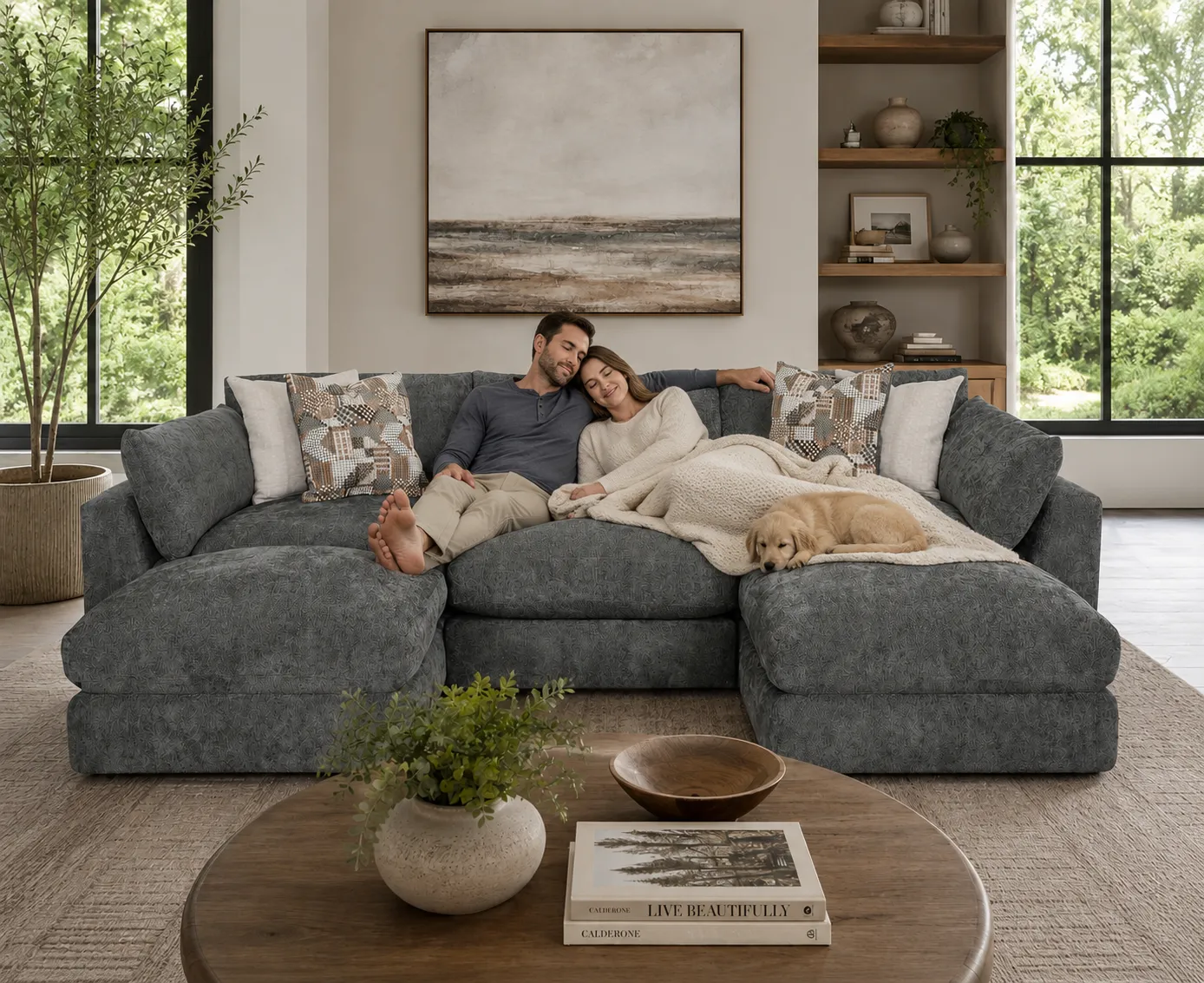 Seurat 965 Modular EXTRA Deep Seated Sectional (Stretch Out. Settle In. Stay Awhile) 13 Seurat 965 Modular EXTRA Deep Seated Sectional (Stretch Out. Settle In. Stay Awhile)