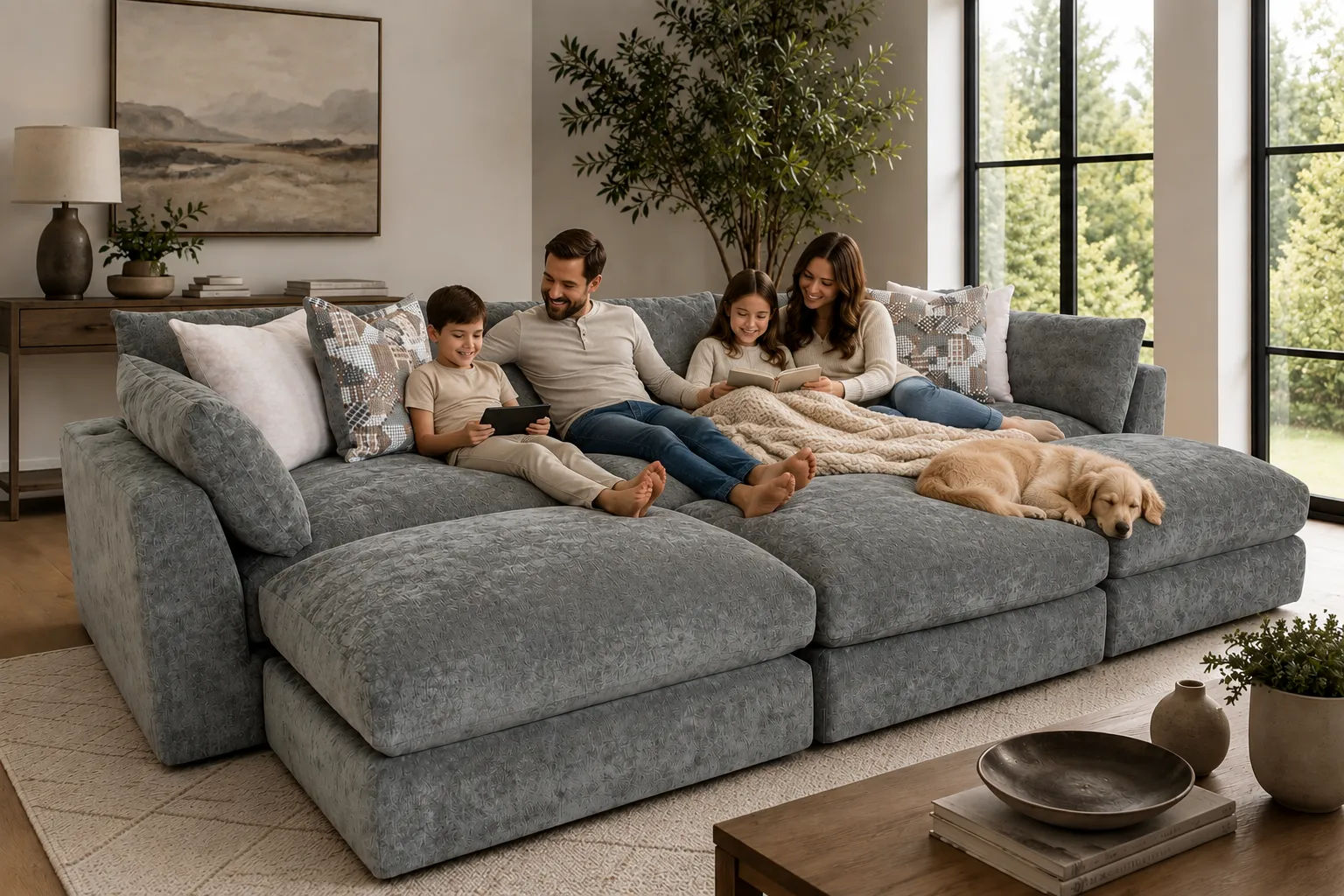 Seurat 965 Modular EXTRA Deep Seated Sectional (Stretch Out. Settle In. Stay Awhile) 3 Seurat 965 Modular EXTRA Deep Seated Sectional (Stretch Out. Settle In. Stay Awhile)