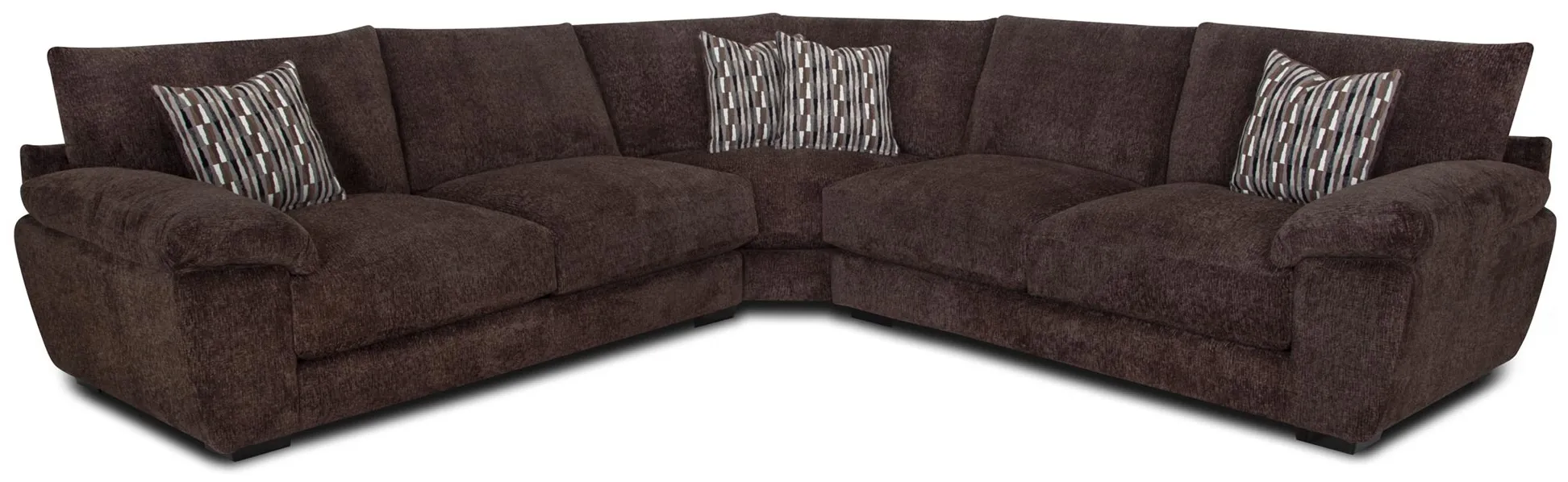 Donegal 840 Three Piece Sectional (Oversized Comfort. Rich Texture. Made for Relaxing) 1 Donegal 840 Three Piece Sectional (Oversized Comfort. Rich Texture. Made for Relaxing)