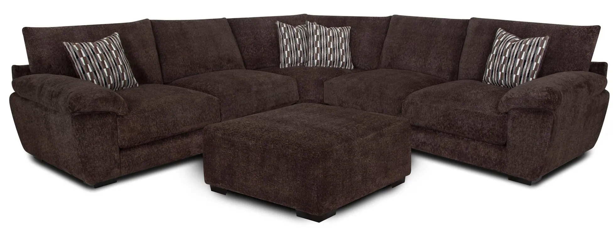 Donegal 840 Three Piece Sectional (Oversized Comfort. Rich Texture. Made for Relaxing) 4 Donegal 840 Three Piece Sectional (Oversized Comfort. Rich Texture. Made for Relaxing)