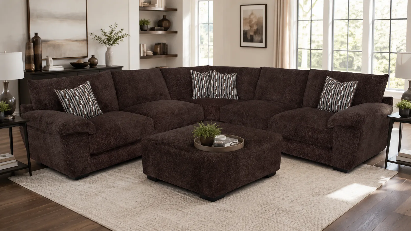 Donegal 840 Three Piece Sectional (Oversized Comfort. Rich Texture. Made for Relaxing) 5 Donegal 840 Three Piece Sectional (Oversized Comfort. Rich Texture. Made for Relaxing)