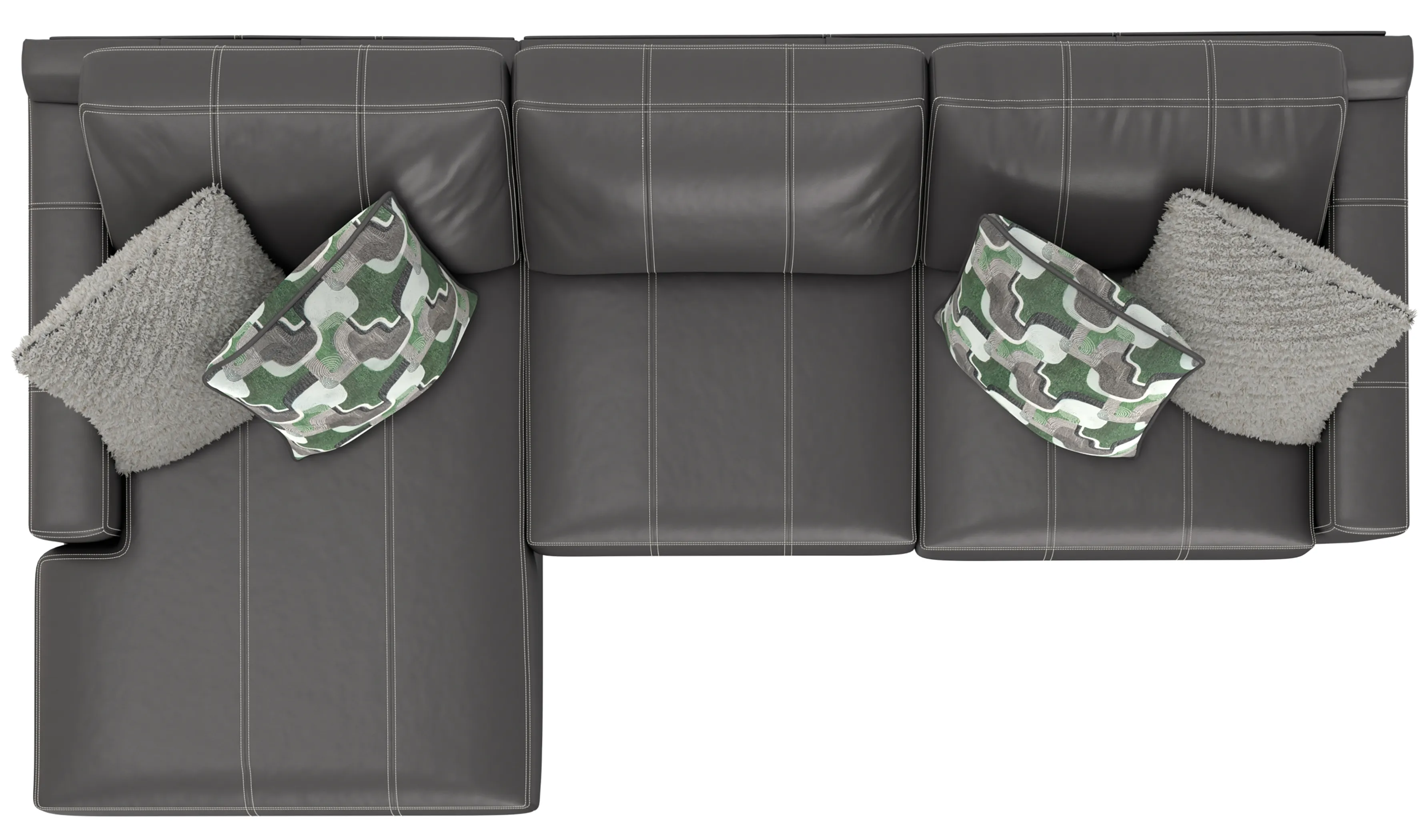 Minori Modular Leather Sectional (includes pillows (2 colors) 2 Minori Modular Leather Sectional (includes pillows (2 colors)
