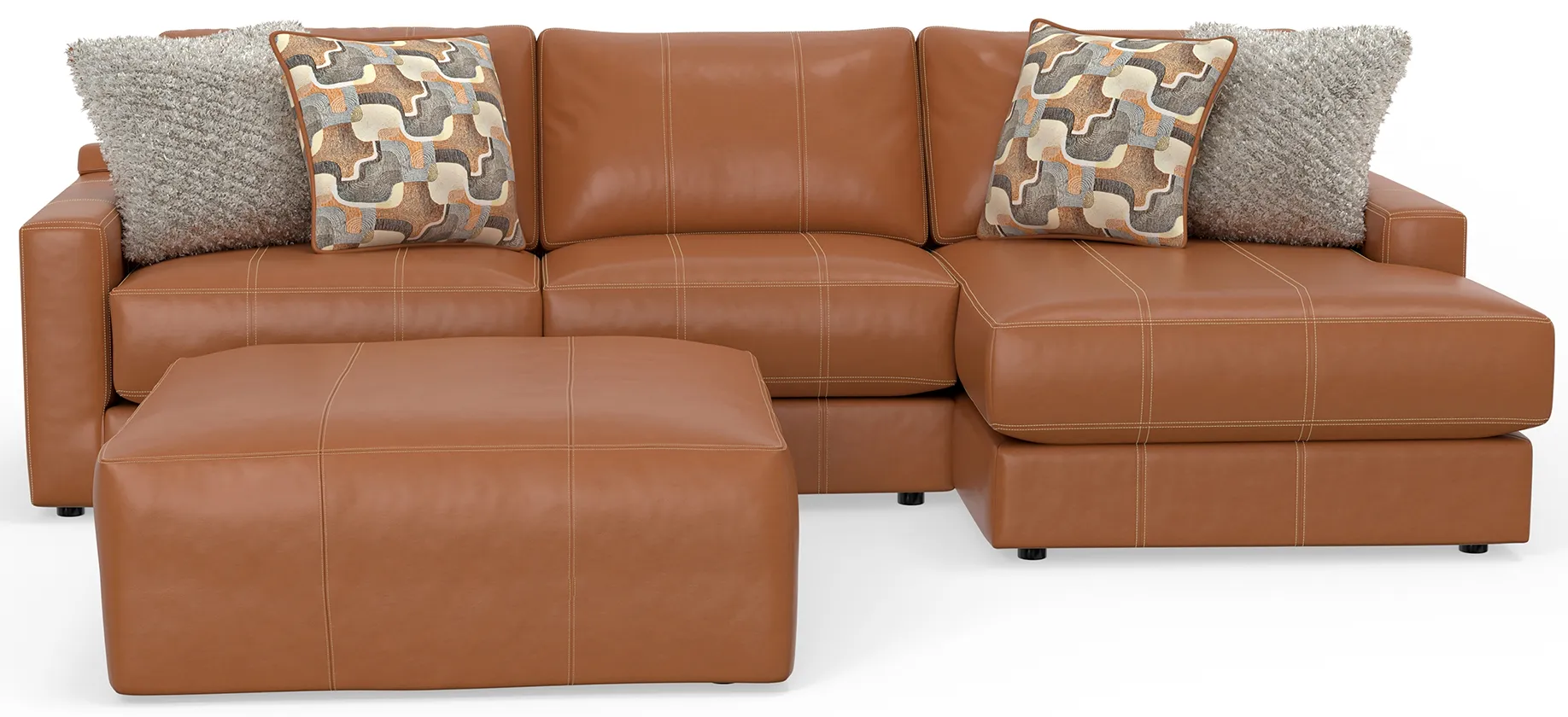 Minori Modular Leather Sectional (includes pillows (2 colors) 21 Minori Modular Leather Sectional (includes pillows (2 colors)