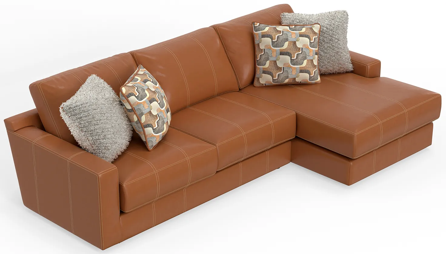 Minori Modular Leather Sectional (includes pillows (2 colors) 25 Minori Modular Leather Sectional (includes pillows (2 colors)