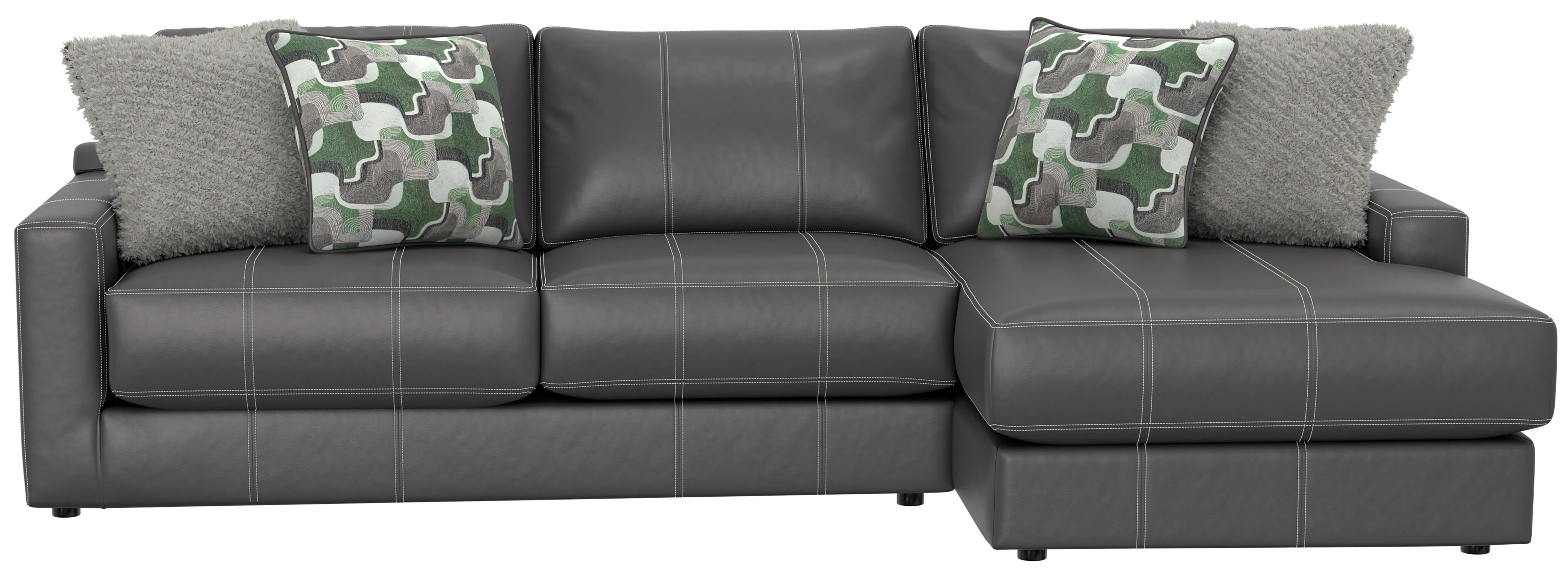 Minori Modular Leather Sectional (includes pillows (2 colors) 3 Minori Modular Leather Sectional (includes pillows (2 colors)