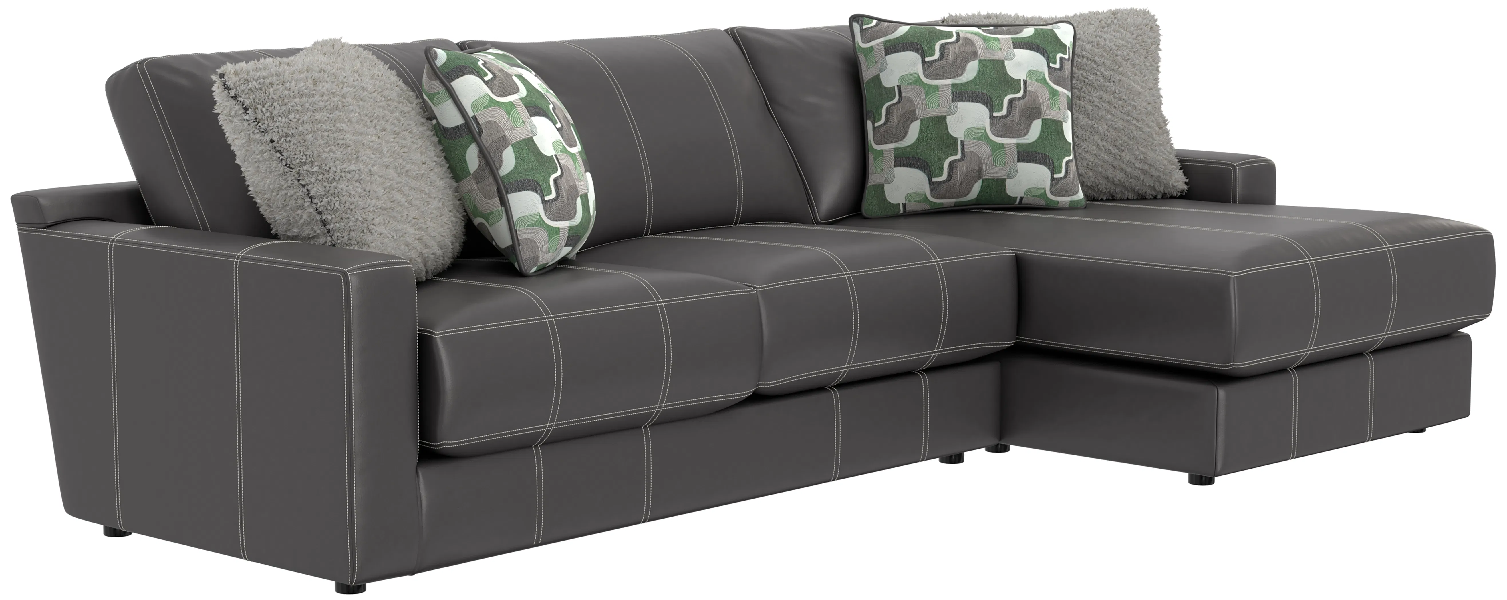 Minori Modular Leather Sectional (includes pillows (2 colors) 6 Minori Modular Leather Sectional (includes pillows (2 colors)