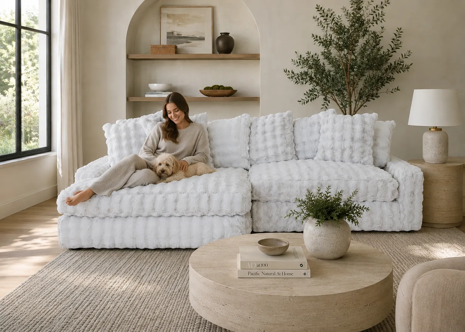 Angel 878 Modular Sectional (A Little Piece of Heaven — Oversized Comfort Made for Serious Lounging) two colors