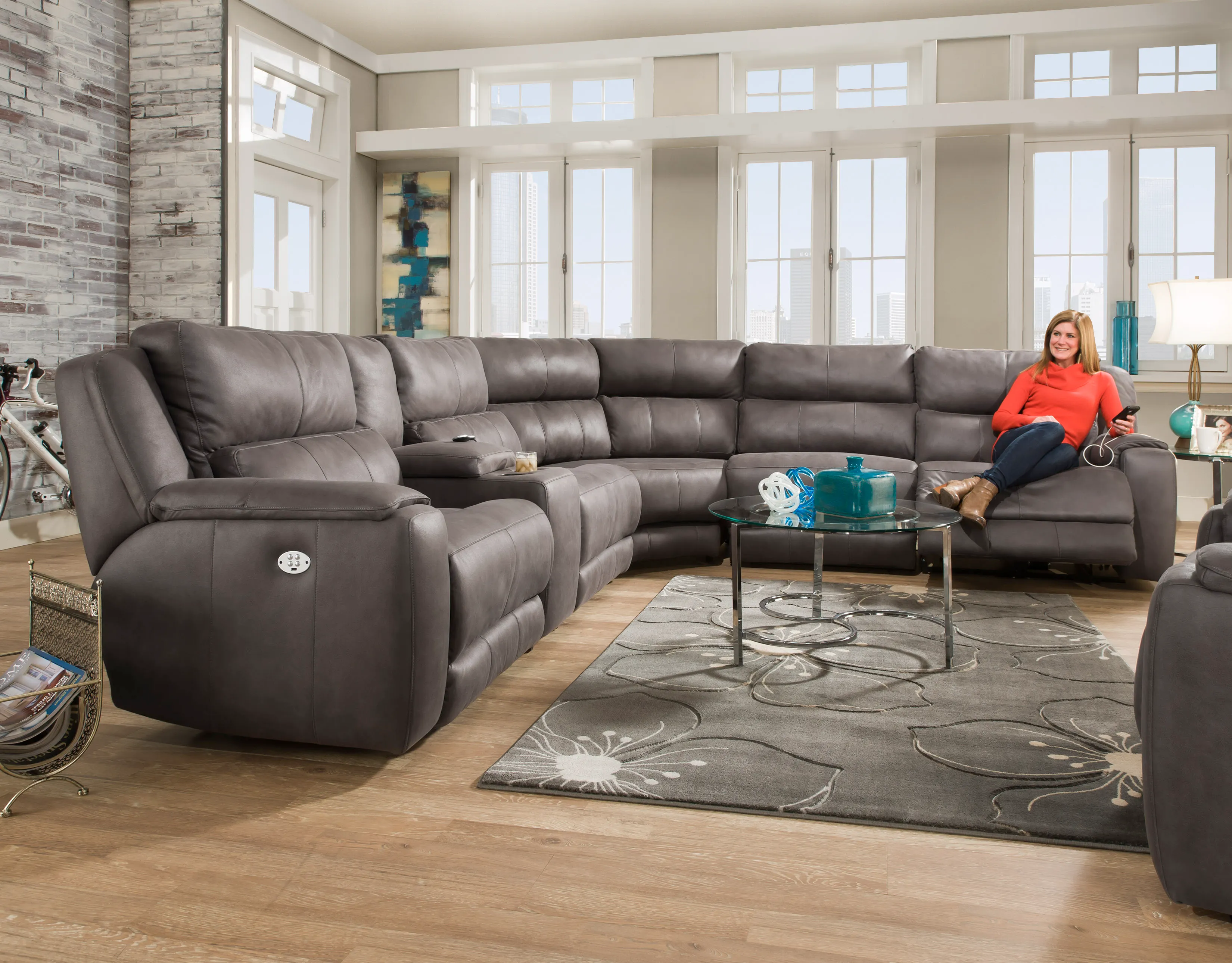 Dazzle Modular Reclining Sectional (+150 fabrics and leathers) 1 Dazzle Modular Reclining Sectional (+150 fabrics and leathers)