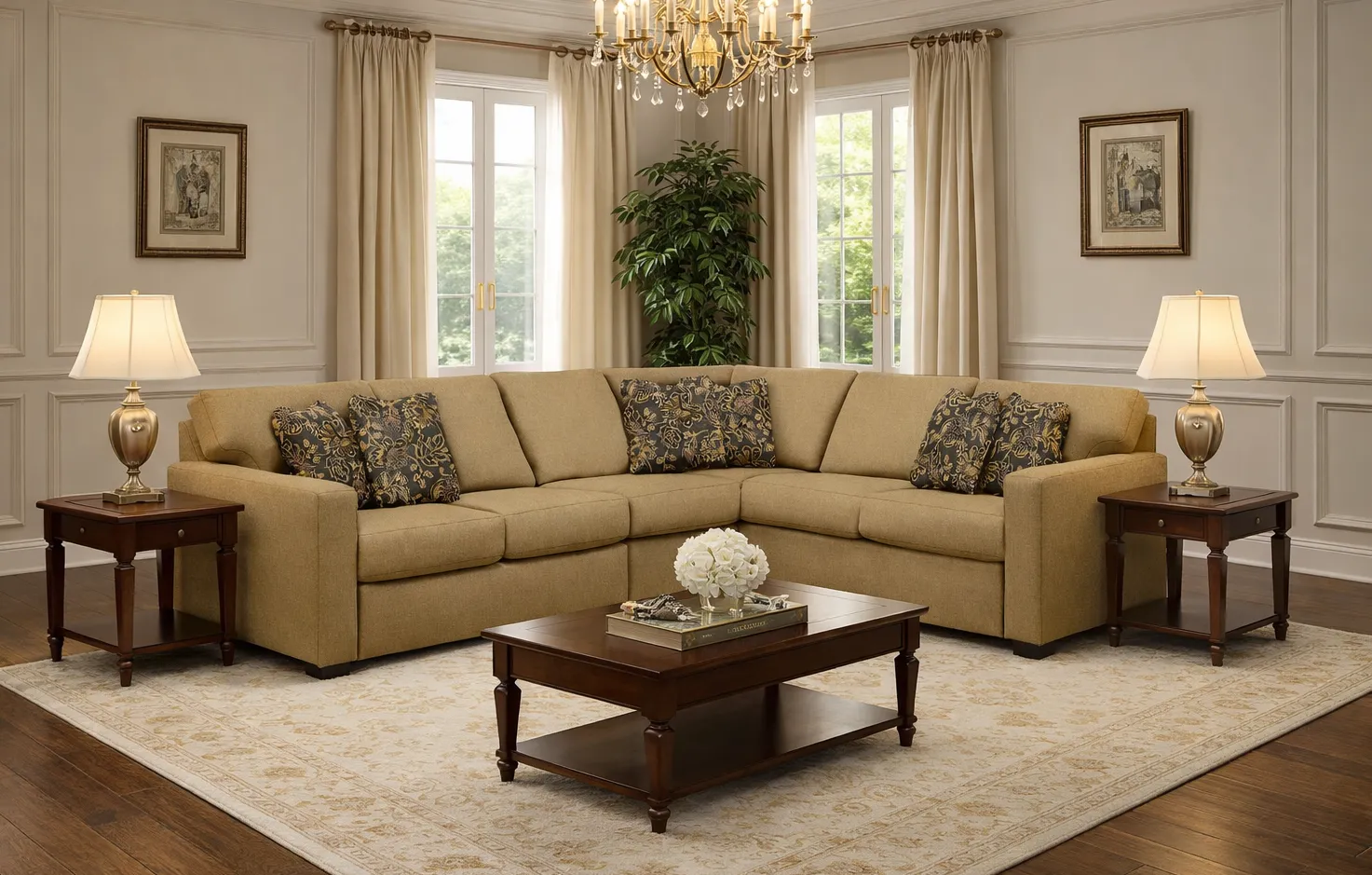 Baylor Stationary Sectional (+100 Standard and Performance Fabrics) 2 Baylor Stationary Sectional (+100 Standard and Performance Fabrics)