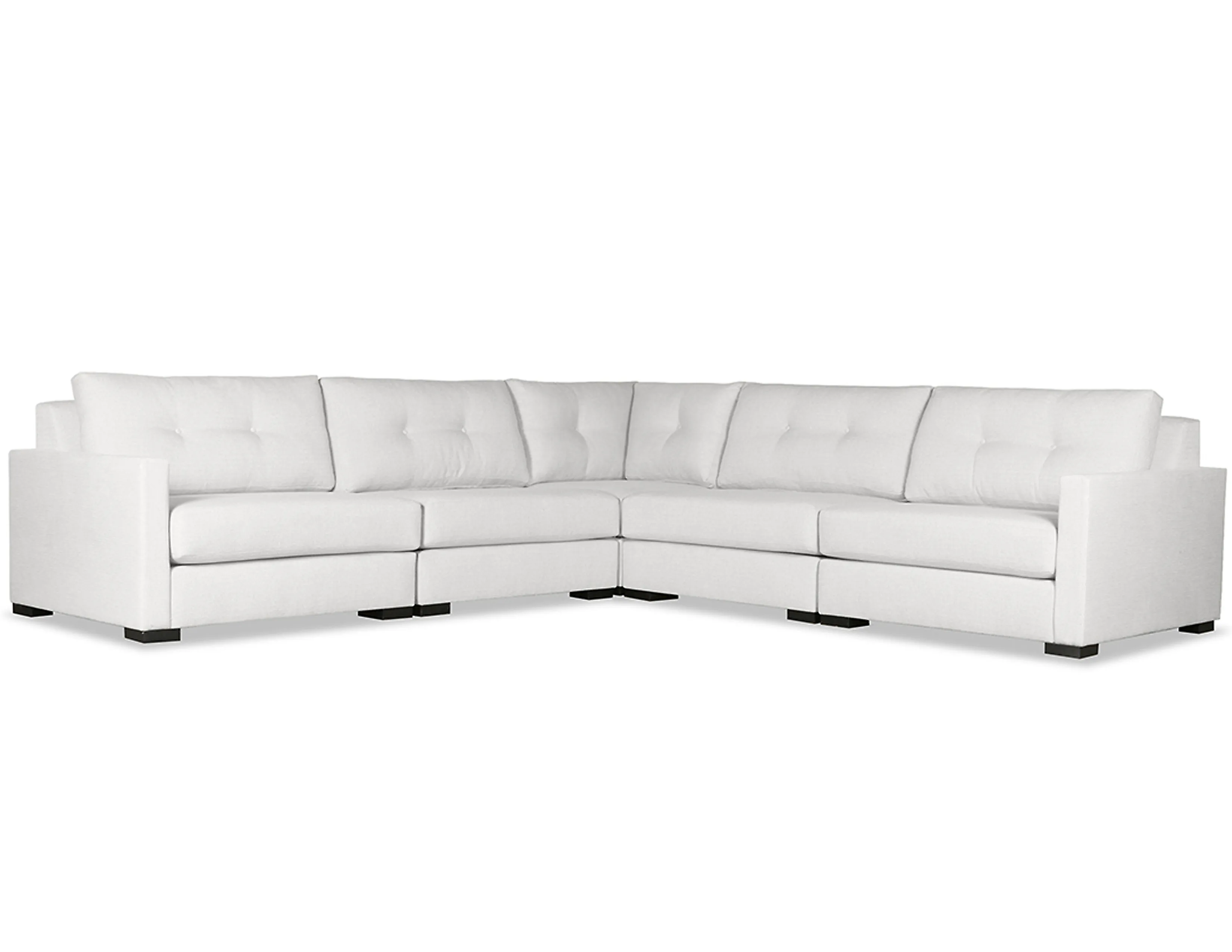 Chester Buttoned 5 Pieces Modular Sectional (Choice of Colors) 1 Chester Buttoned 5 Pieces Modular Sectional (Choice of Colors)