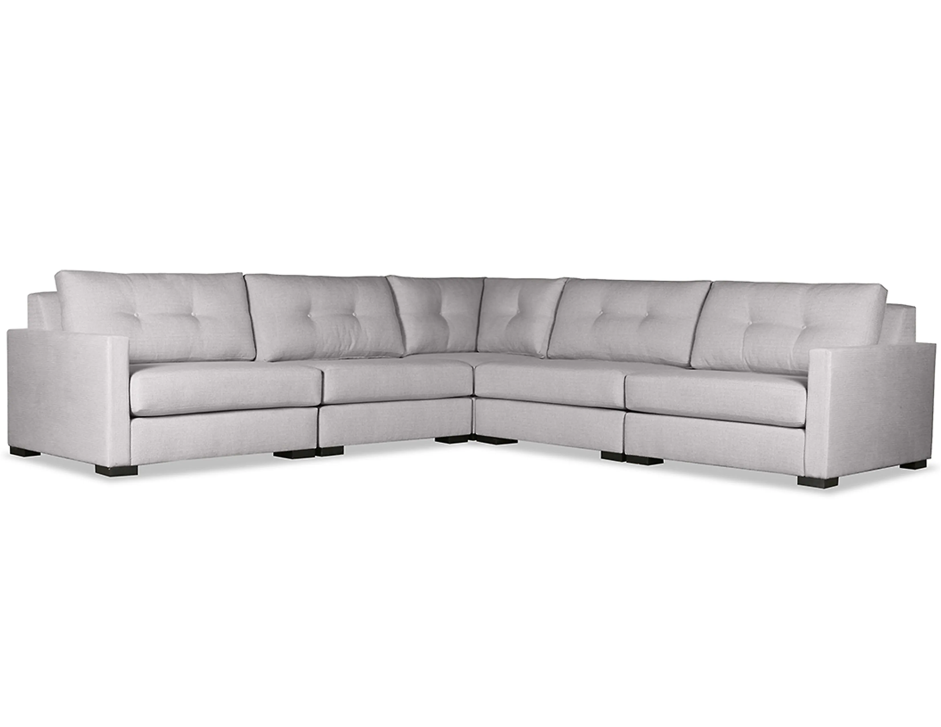 Chester Buttoned 5 Pieces Modular Sectional (Choice of Colors) 2 Chester Buttoned 5 Pieces Modular Sectional (Choice of Colors)
