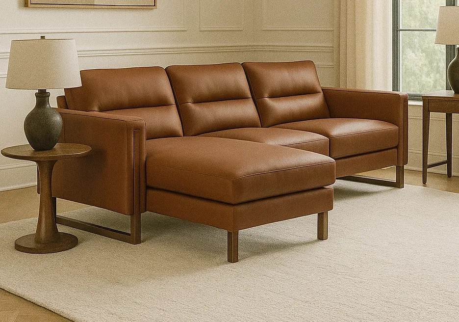 Brookes 77696 Chaise Sectional (+100 leathers) 3 Brookes 77696 Chaise Sectional (+100 leathers)
