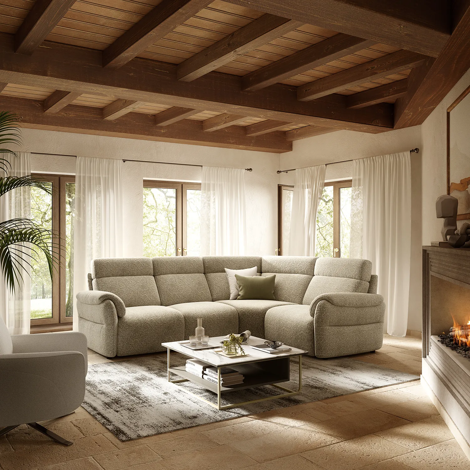 Houston C280 Zero Gravity Power Headrest Power Reclining Sectional (+40 fabrics) 7 Houston C280 Zero Gravity Power Headrest Power Reclining Sectional (+40 fabrics)