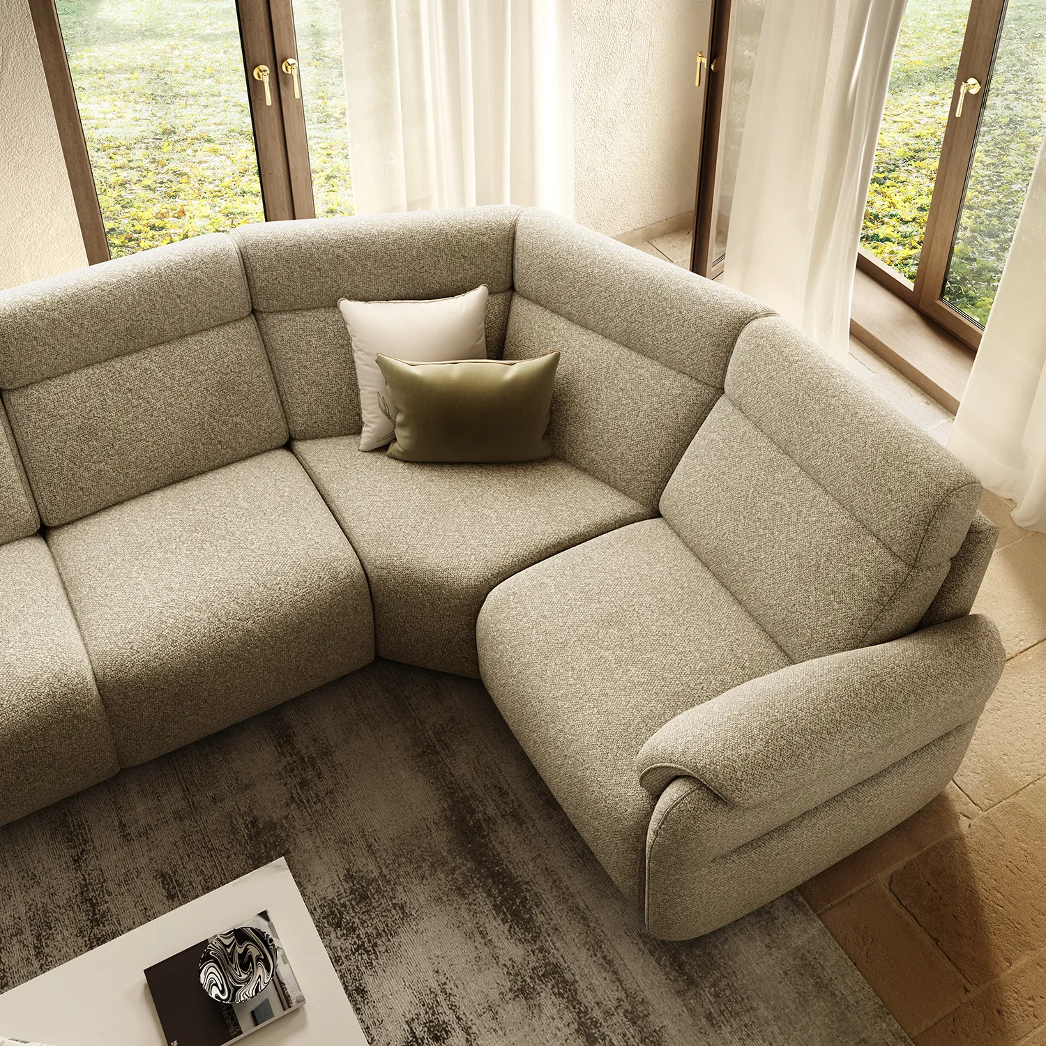 Houston C280 Zero Gravity Power Headrest Power Reclining Sectional (+40 fabrics) 8 Houston C280 Zero Gravity Power Headrest Power Reclining Sectional (+40 fabrics)