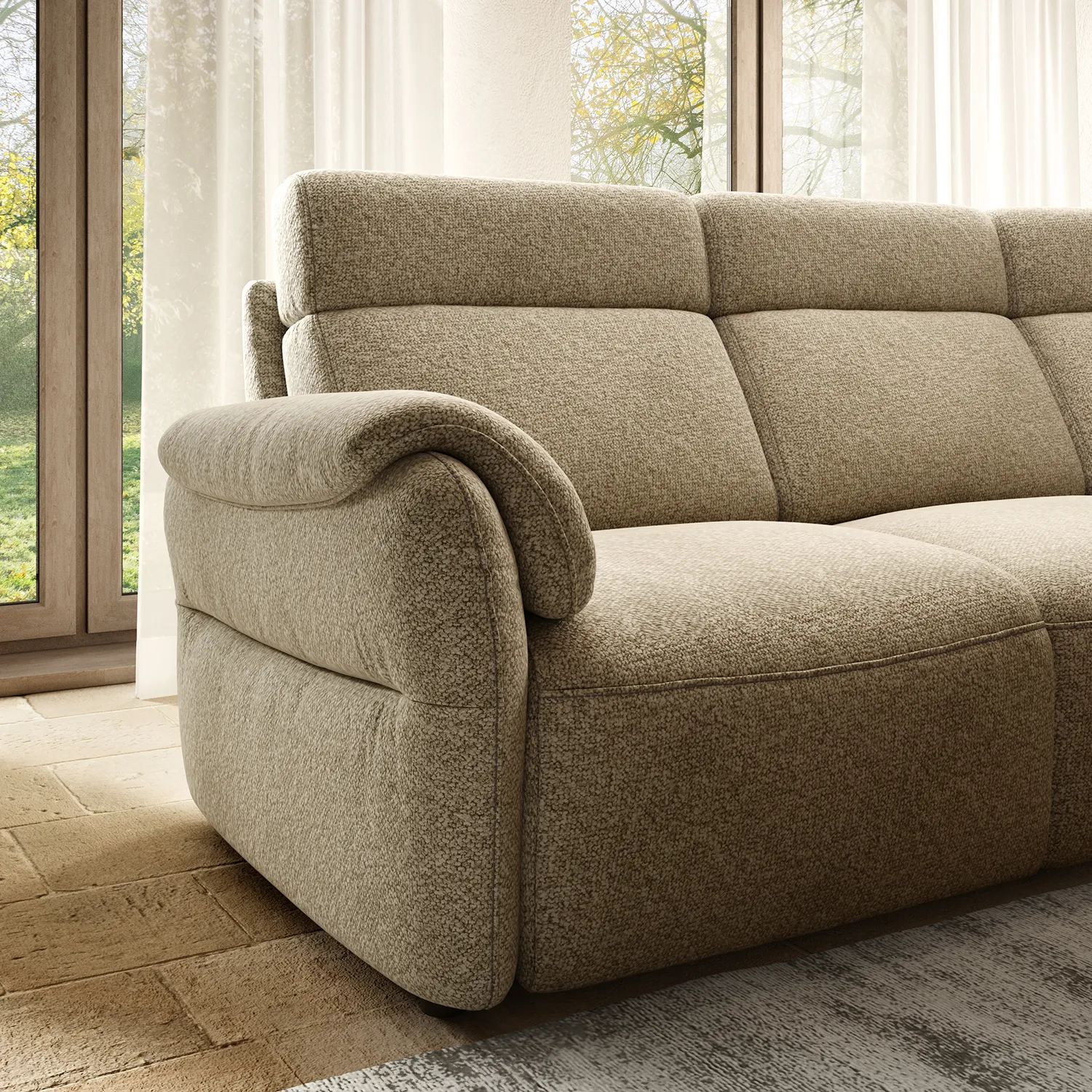 Houston C280 Zero Gravity Power Headrest Power Reclining Sectional (+40 fabrics) 9 Houston C280 Zero Gravity Power Headrest Power Reclining Sectional (+40 fabrics)