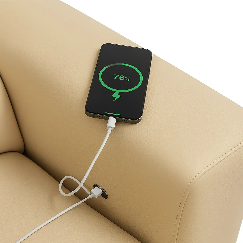 Tabor 44003 Power Headrest Power Reclining Chaise Sectional (+100 leathers) 14 Tabor 44003 Power Headrest Power Reclining Chaise Sectional (+100 leathers)