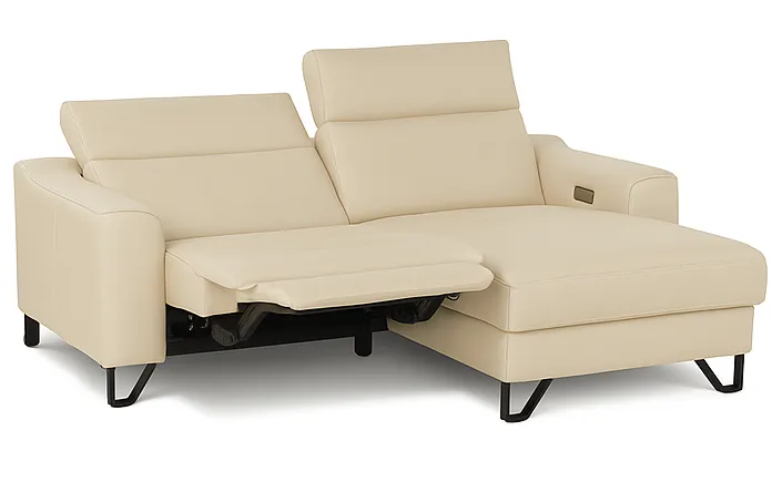 Tabor 44003 Power Headrest Power Reclining Chaise Sectional (+100 leathers) 3 Tabor 44003 Power Headrest Power Reclining Chaise Sectional (+100 leathers)